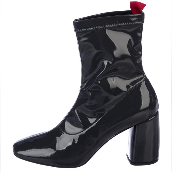 Daniella Shevel BellaMia Gray Patent Boots - Picture 1 of 7